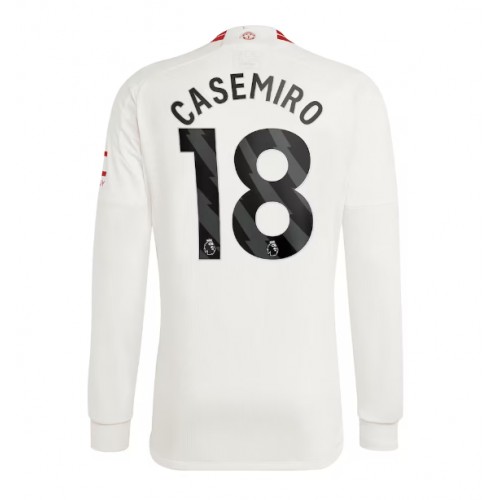 Fotballdrakt Herre Manchester United Casemiro #18 Tredjedrakt 2023-24 Langermet